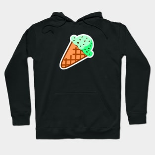 Mint Chocolate Chip Flavor Dessert Ice Cream Hoodie